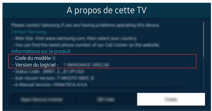SAMSUNG UE65BU8505 - Mise à jour du logiciel - 23