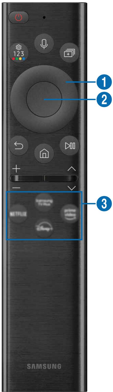 SAMSUNG UE65BU8505 - À propos de la samsung smart remote (TV qled/the frame (modèles 43 pouces ou plus grands)/the serif/tv OLED) - 1