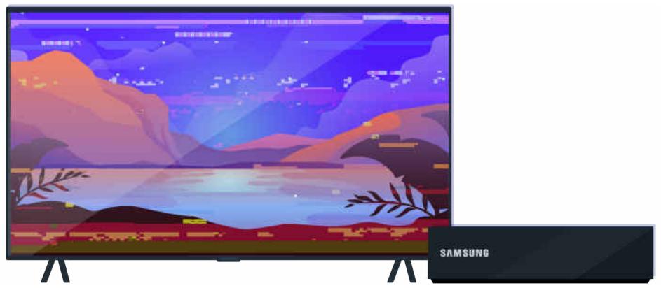SAMSUNG UE65BU8505 - L'écran de la TV ne s'affiche pas correctement - 2