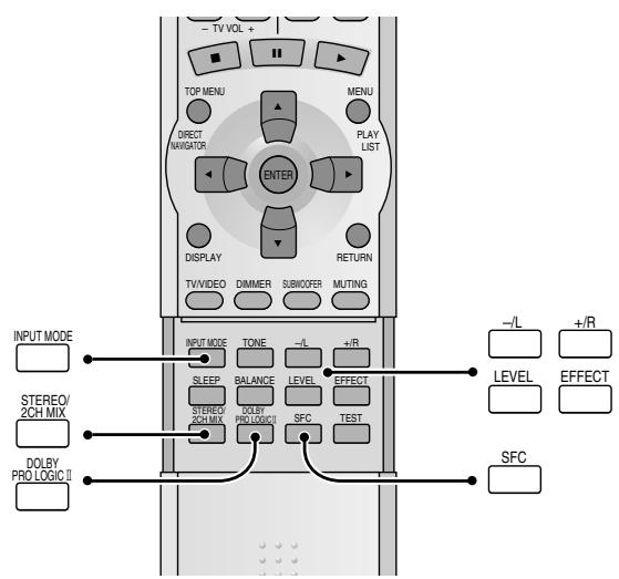 PANASONIC XR15 - Réglage du niveau de sortie sur les enceintes - 14
