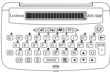 LEXIBOOK LfNTL 1500 - Key Guide - 1