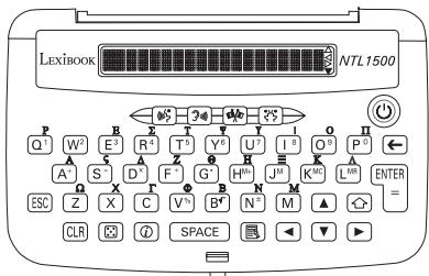 LEXIBOOK LfNTL 1500 - Key Guide - 1