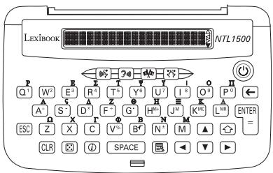 LEXIBOOK LfNTL 1500 - Die einzelnen Tasten - 1
