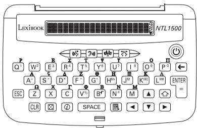 LEXIBOOK LfNTL 1500 - Nappaimisto - 1
