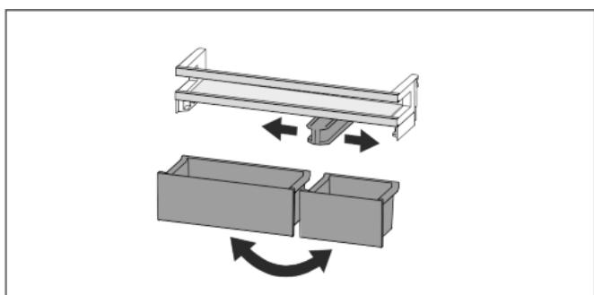 LIEBHERR ISK5Z1EAS - Déplacer le VarioBox : - 1