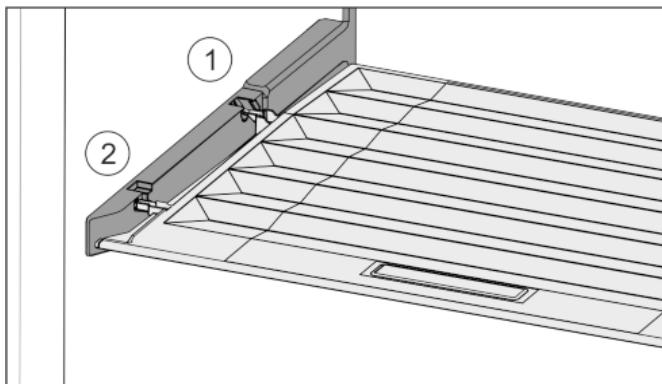 LIEBHERR ISK5Z1EAS - Insérer le couvercle de compartment - 1