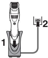 PANASONIC ES-GB40S - Recharge de la tondeuse - 1