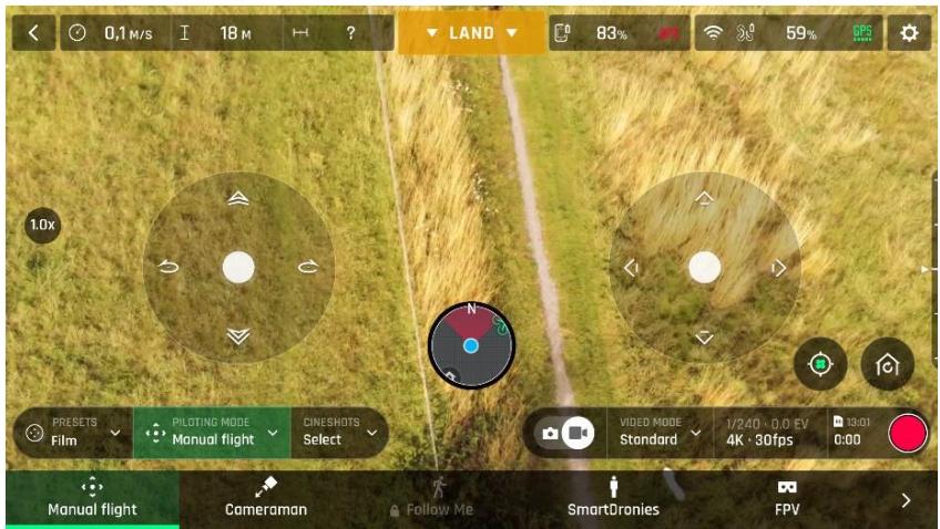 PARROT DroneANAFIFPV - Présentation du HUD FPV - 1