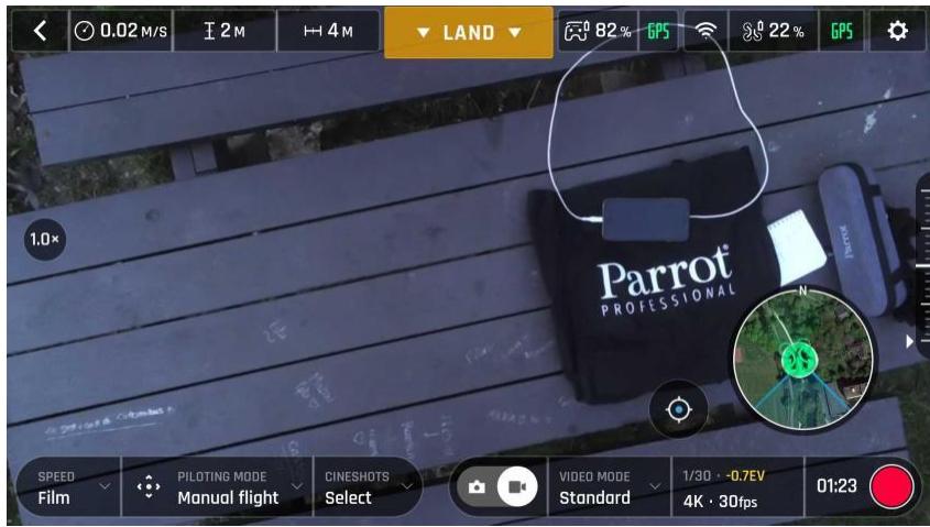 PARROT DroneANAFIFPV - SMART RTH (RETOUR INTELLIGENT AU POINT DE DECOLLAGE) - 1