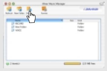 IRIVER IFP-500 - 4) Suppression de dossiers ou de fichiers - 1
