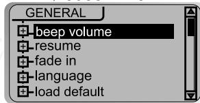 IRIVER IFP-500 - Changer de menu - 3