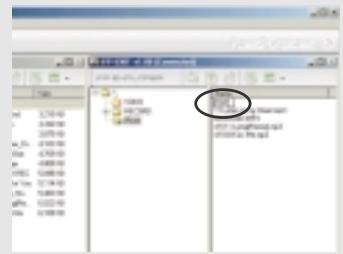 IRIVER IFP-500 - 1) Pour CREER un nouveau dossier sur le lecteur lorsque la fenetre du lecteur est ACTIVE - 3