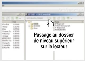 IRIVER IFP-500 - 4) Passage au dossier de niveau superieur (PC &amp; lecteur) - 2