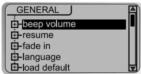 IRIVER IFP-500 - Changer de menu - 5