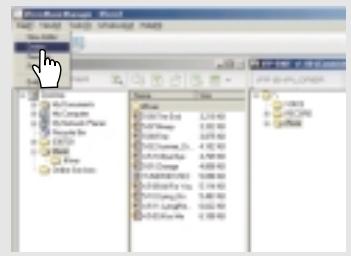 IRIVER IFP-500 - 3) Suppression de dossiers ou de fichiers du lecteur lorsque la fenetre de celui-ci est ACTIVE - 2