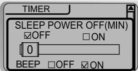 IRIVER IFP-500 - Minuterie (reglage de la mise hors tension automatique) - 1