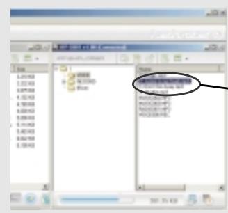 IRIVER IFP-500 - 3) Changes de position des dossiers ou fichiers sur le lecteur - 1