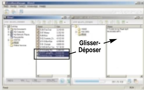 IRIVER IFP-500 - 1) Telechargement depuis le PC - 1