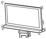 SONY SU-B550S - Veilles à installer le support TV sur une surface stable. - 1