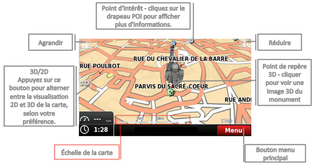 MAPPY ULTi E508 EUR - Écran Carte Principale - 1