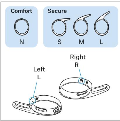 SENNHEISER momentumsports - Ailettes d'oreille en silicone - 1
