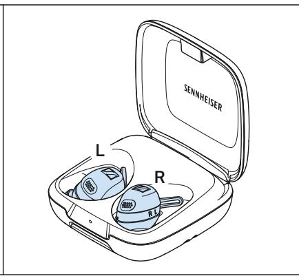 SENNHEISER momentumsports - Pour changer l'ailette de l'oreille droite : - 2