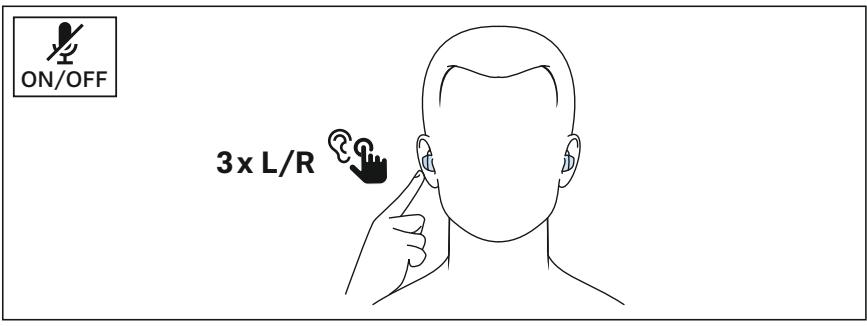 SENNHEISER momentumsports - Mettre les microphones en sourdine - 1