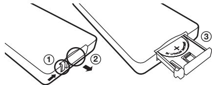 GENEVA M WIRELESS NOIR - Comment remplacer la pile de la télécommande? - 1