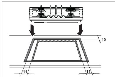 FAURE FGS641IW - Côtés d'encastrement (Fig. 7-8-9) - 4