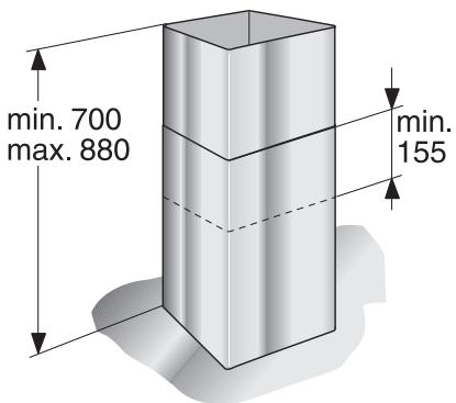NEFF I71F57NO - Cotes de l'appareil (évacuation de l'air) - 1