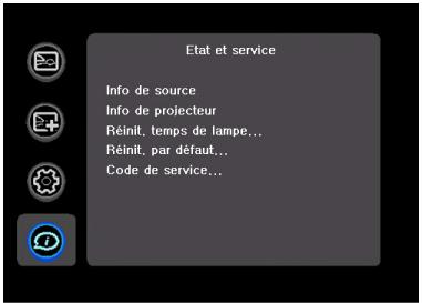 INFOCUS IN3102 - Menu État et Service - 1