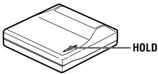 SONY R500 - Verrouillage des commandes (HOLD) - 1