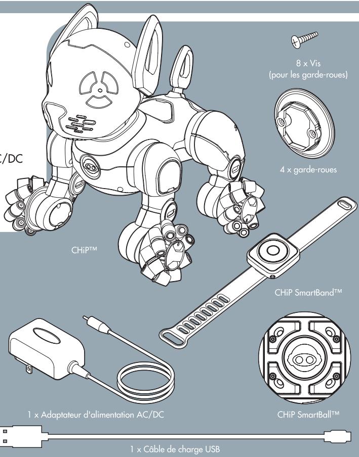WOWWEE CHiEN ROBOT CHiP4257740 - CONTENUS DU PRODUIT: - 2