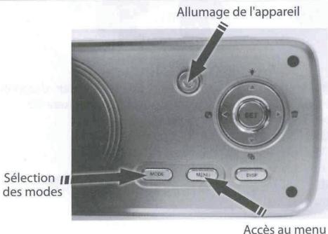 VIVITAR DVR 2121 HD-BLH-iNT - Allumage et utilisation de l'appareil - 1