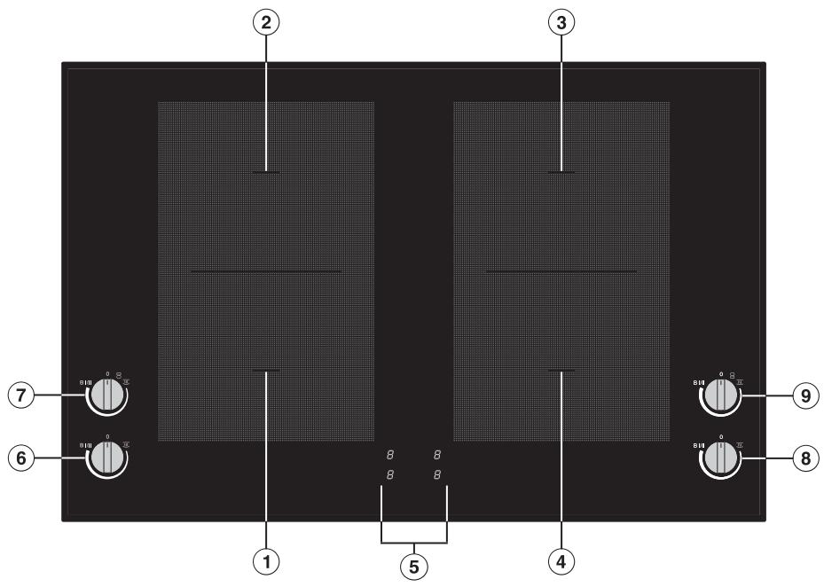 MIELE KM 7164 FR - Table de cuisson - 2