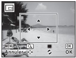 PENTAX X90 - Choix de la zone de recadrage. - 1