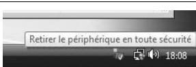 PENTAX X90 - Double-cliquez sur I'icone [Retirer le periphérique en toute sécurité] de la barre des taches. - 1