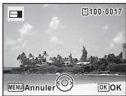 PENTAX X90 - Utilisez le bouton de navigation (▲▶) pour désirir l'image de l'écran de démarrage. - 1