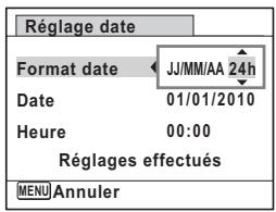 PENTAX X90 - Réglage de la date et de l'heure - 1