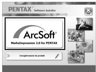 PENTAX X90 - Cliquez sur [Medialmpression 2.0 for PENTAX]. - 1