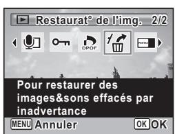 PENTAX X90 - Utilisez le bouton de navigation (▲▼▲▶) pour sélectionner (Restaurant de l'img.). - 1