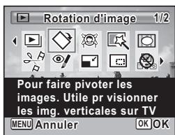 PENTAX X90 - Utilisez le bouton de navigation - 1