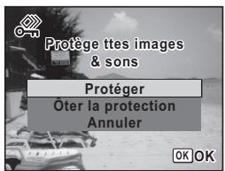 PENTAX X90 - Pour protégger toutes les images - 2