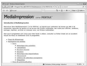 PENTAX X90 - Cliquez sur la rubrique recherche. - 1