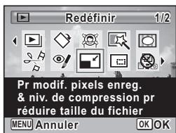 PENTAX X90 - Modification de la taille d'image (redéfinir) - 2