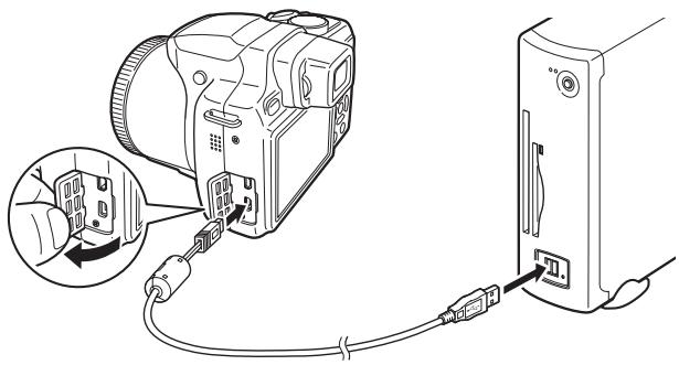 PENTAX X90 - Raccordement de l'appareil à votre ordinateur - 1