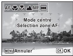 PENTAX X90 - Sélection d'une zone de mise au point (Sélection zone AF) - 1