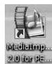 PENTAX X90 - Double-cliquez sur l'icone [Medialmpression 2.0 for PENTAX] sur le bureau. - 1