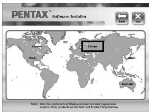 PENTAX X90 - Enregistrement du produit sur Internet - 1