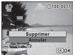 PENTAX X90 - Suppression d'une seule image - 2